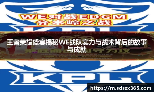 王者荣耀盛宴揭秘WE战队实力与战术背后的故事与成就